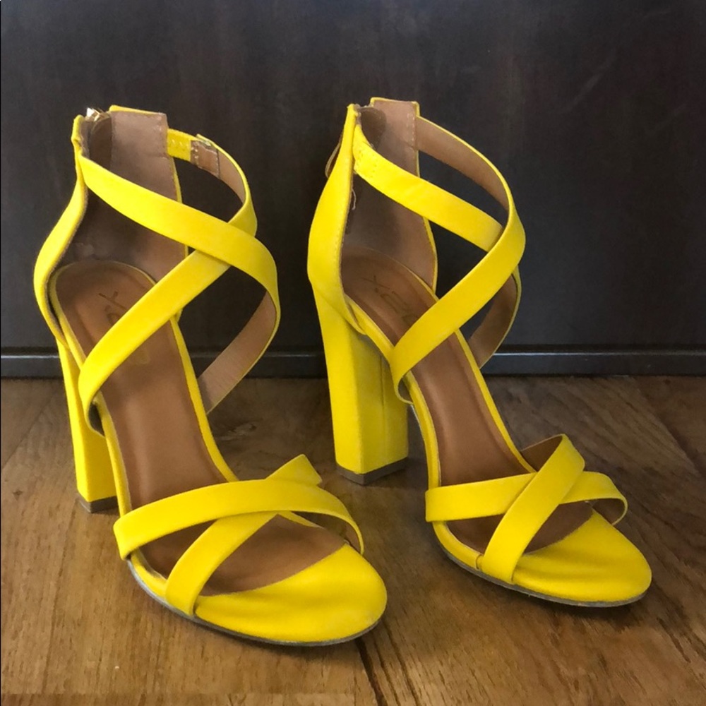 Yellow Mustard Heels
